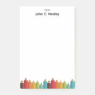 Post-it® Crayons colorés modernes pour enfant