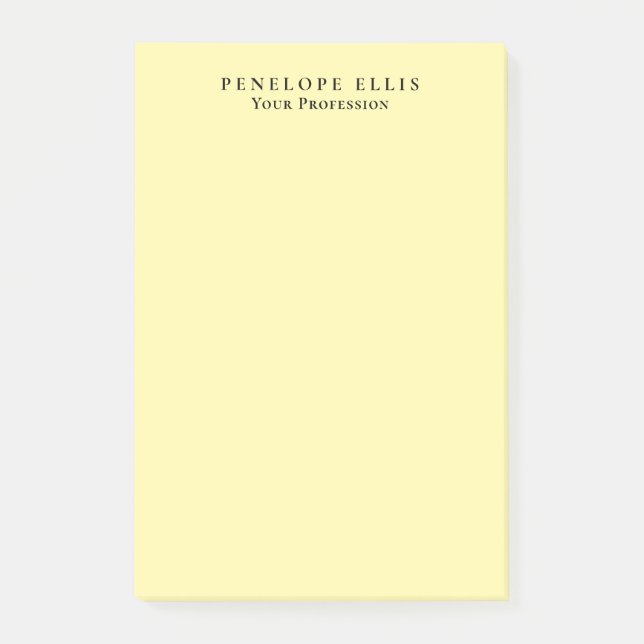 Post-it® Cream Color Unique Original Classical Professional (Devant)