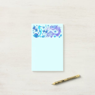 Post-it® Créature de la fée mauve de sirène