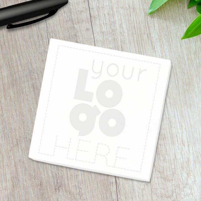 Post-it® Créez votre propre société opaque Black Logo Pack  (Créateur téléchargé)