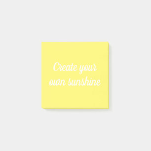 Post-it® Créez votre propre soleil mignon jaune