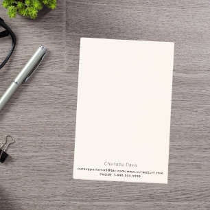 Post-it® crème beige coordonnées commerciales