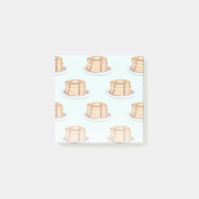 Post-it® Crêpes avec sirop d'érable et Motif Polkadot (Devant)