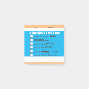 Post-it® Criez la reconnaissance des employés après l'attri