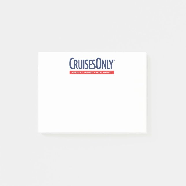 Post-it® Croisières uniquement (Devant)