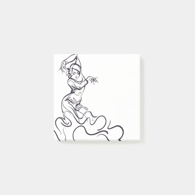 Post-it® Croquis de danseuse flamenco (Devant)