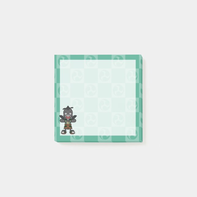 Post-it® Crow Tengu - Yokai japonais (Devant)