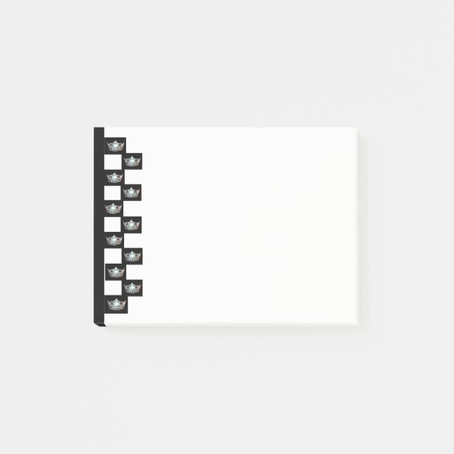 Post-it® Crown Post-it-Notes de style Miss America (Devant)