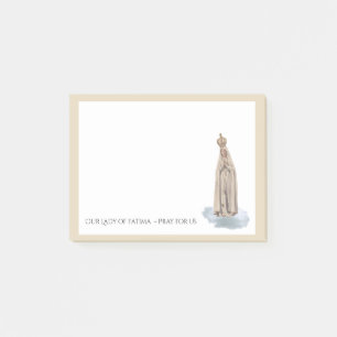 Post-it® Cru religieux béni de Vierge Marie Fatima