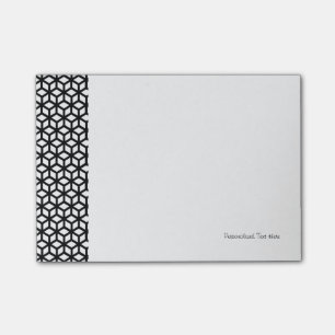 Post-it® Cube Noir Et Blanc Motif