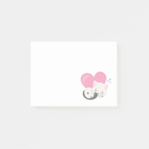 Post-it® Cuisine Blanc Kitty Chat Dormir