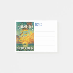 POST-IT® CUNARD OCEAN LINER EUROPE AMÉRIQUE