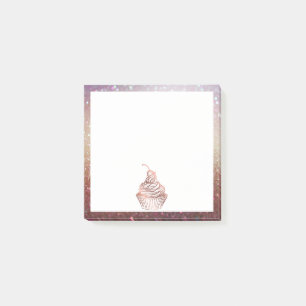 Post-it® Cupcake Home Bakery Rustic Vintage