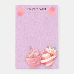 Post-it® Cupcakes mignons et Lollipopes sur la liste Purple