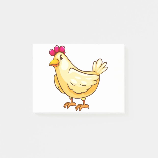 Post-it® Cupide poulet (Devant)