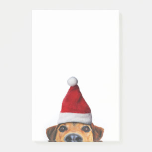 Post-it® Curieux mignon chien drôle avec chapeau de Père No