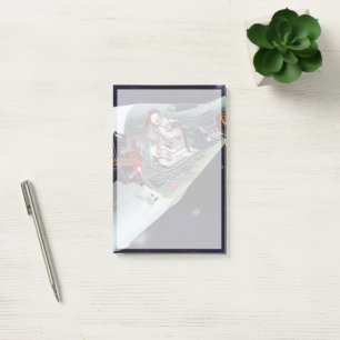 Post-it® Cutaway Un Appareil Spacecraft Gemini À Deux Perso