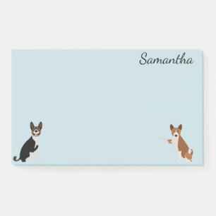 Post-it® Cute Basenji Hound Chien race Personnalisée