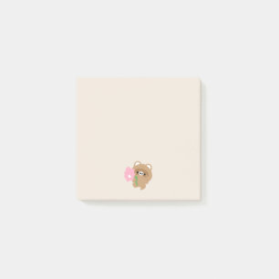 Post-it® Cute castor romantique