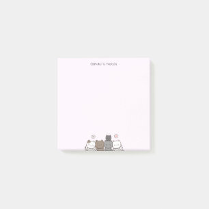 Post-it® Cute Chat Kitten dégradé coloré Personnalisé
