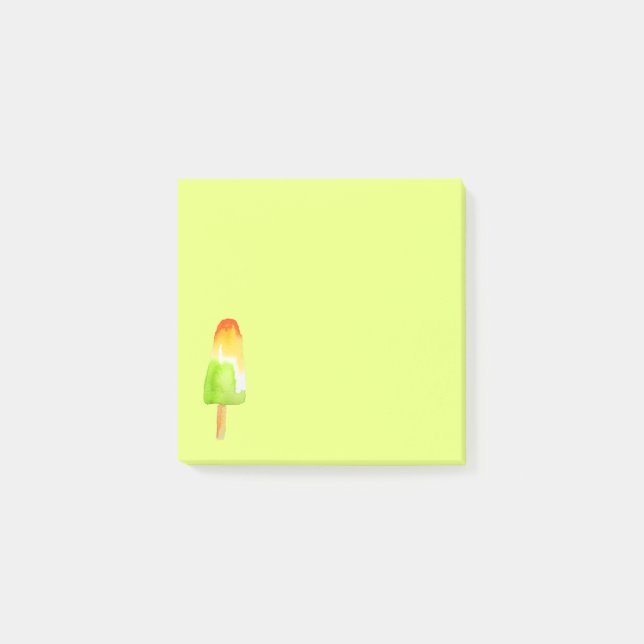 Post-it® Cute chaux popsicle fille's art papeterie (Devant)