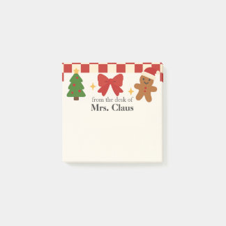 Post-it® Cute Christmas Personalized Sticky Notes