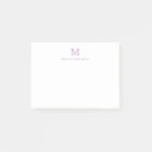 Cute Classique Moderne Simple Violet Monogramme In