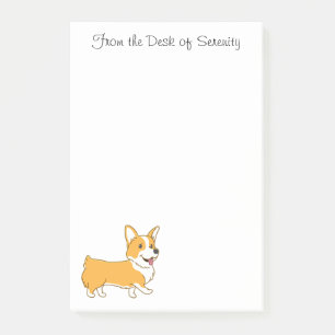 Post-it® Cute Corgi Cartoon Amoureux des chiens chiot
