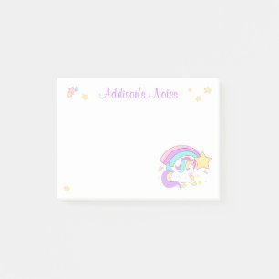 Post-it® Cute Custom Personalized Magical Rainbow Unicorn