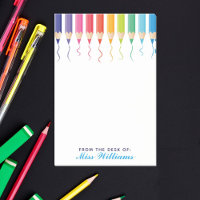 Cute Custom Teacher Artisan Arc-en-ciel