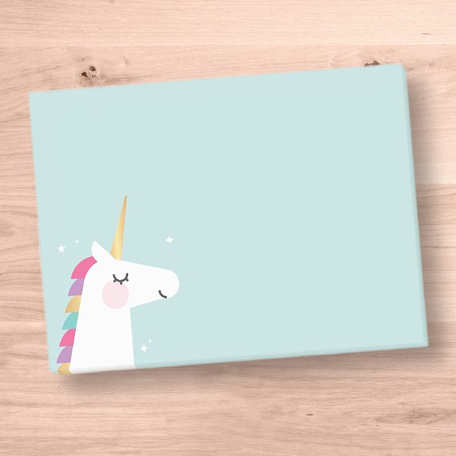 Post-it® Cute et moderne Rainbow Unicorn (Créateur téléchargé)