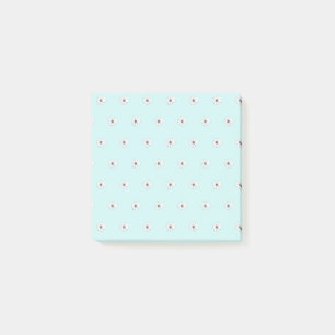 Post-it® Cute florale Motif léger turquoise