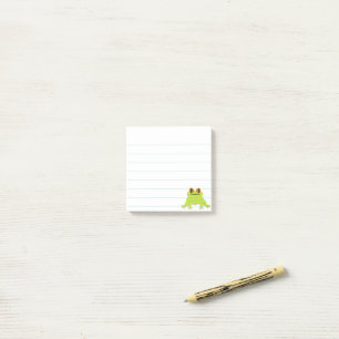 Post-it® Cute Frog 3 x 3 Liner Custom