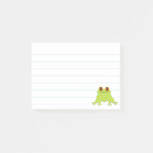 Post-it® Cute Frog 3 x 4 Linked Custom