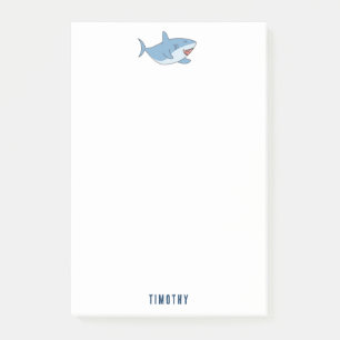 Post-it® Cute Great White Sharks Motif Océan
