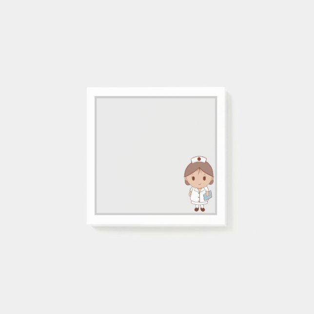 Post-it® Cute infirmière caricature (Devant)