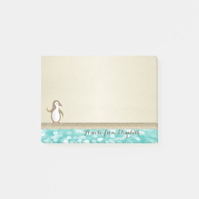 Post-it® Cute Lovely élégant élégant, Happy Penguine (Devant)