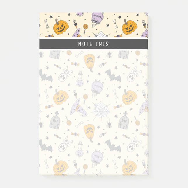 Post-it® Cute Motif Halloween (Devant)