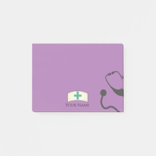 Post-it® Cute Nurse Stethoscope Médicale Sticky Personnali