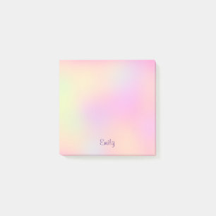 Post-it® Cute Pastel esthétique arc-en-ciel couleur 3x3 per
