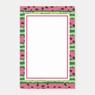 Post-it® Cute pastèque Motif rose et vert