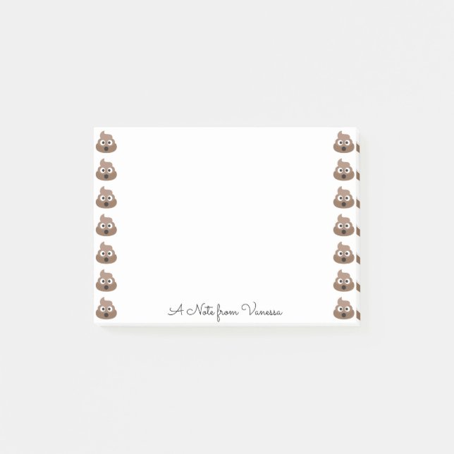 Post-it® Cute Poop Emojis (Devant)