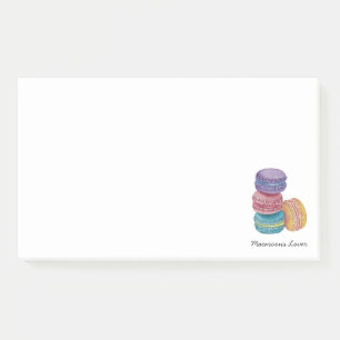 Post-it® Cute Rainbow Macaroons In Watercolor