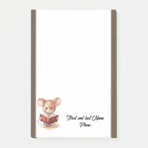 Post-it® Cute souris avec livre