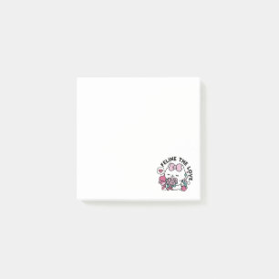 Post-it® Cute Valentine's Cat Design - Feline the Love
