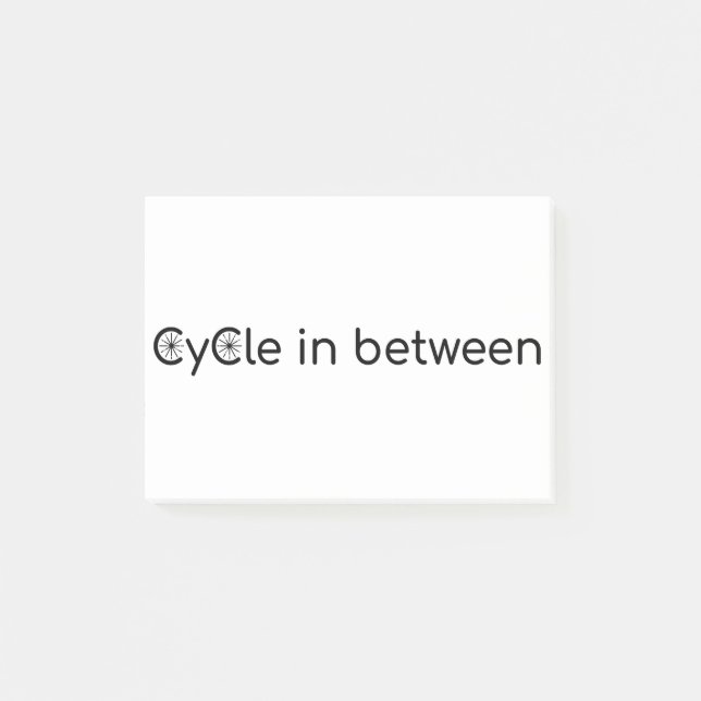Post-it® Cycle entre (Devant)