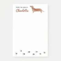 Dachshund Dog Post-It Notes