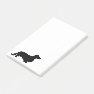 Post-it® Dachshund Poil Long - Silhouette 1