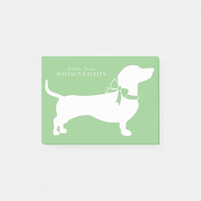 Post-it® Dachshund Wiener Dog Puppy Post-it Notes (Devant)