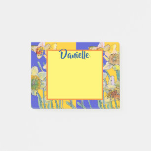Post-it® Daffodique Aquarelle Art Femmes Nom Post It Notes
